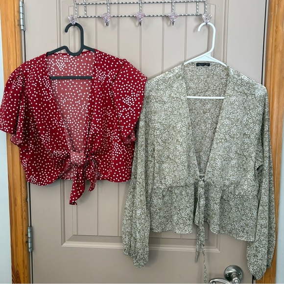 Tops - Lot Ladies Front Tie Shirts